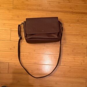 Elegant Brown Crossbody Bag